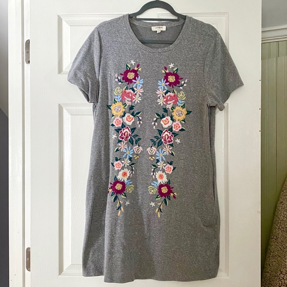 Raggamuffin Grey Flower Dress